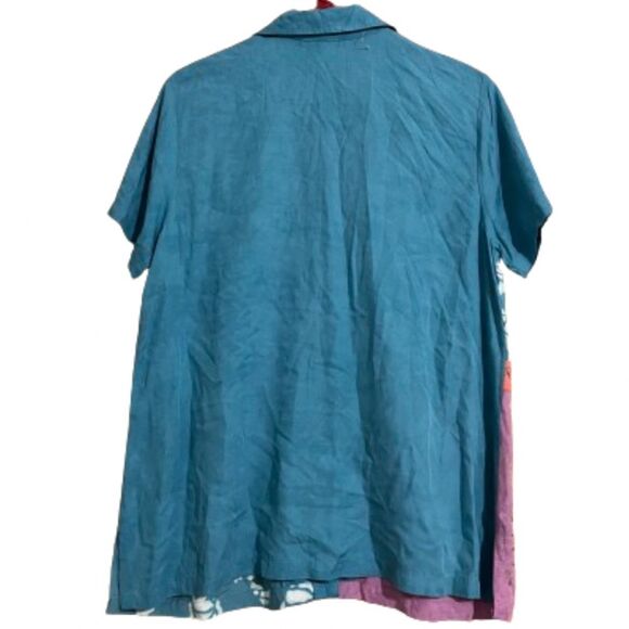 Usindo Women’s Rare & Collectible Multi “FISH” Appliquéd Graphic Shirt Sz-M - Picture 8 of 8